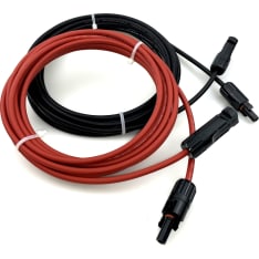 BrightSolar 6mm² 2 x 10m MC4 power cable for solar panel