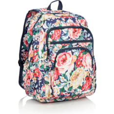 Master Jr. Blue floral backpack
