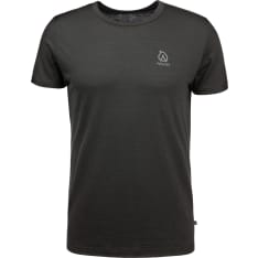 Anar Muorra Black men's merino wool T-shirt