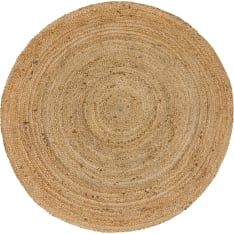 Kotoilu Silmu round jute carpet