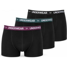 Social Underwear 3-pack men’s bamboo boxer shorts