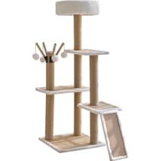 FunPet White 120 cm kiipeilypuu
