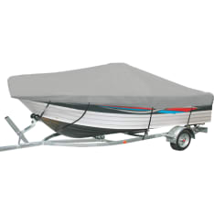 San Marin gray console boat cover
