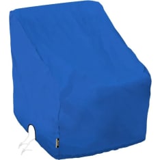 San Mar's blue desk cover