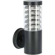 BrightSolar Park black outdoor wall lamp