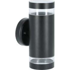 BrightSolar Garden2 black wall lamp