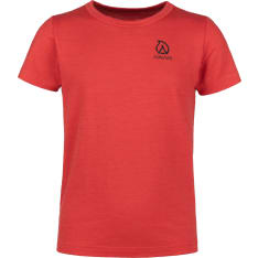 Anar Manna red children's merino wool T-shirt
