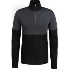 Anar Vuotso black men's merino wool shirt