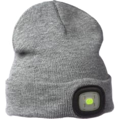 Visiray Beanie grey rechargeable LED beanie