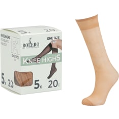 MA Fashion 5-pack naisten polvisukat