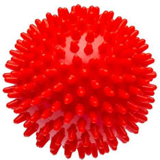 Red 9 cm Nubbed Ball / Therapy Ball