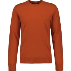 Anar Kitka Orange Brown men's merino wool sweater