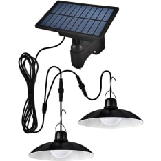 Lumio Lights 2-piece Solar LED pendant light