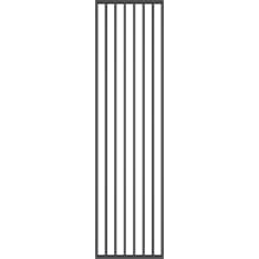 Evella DIY graphite gray extendable room divider