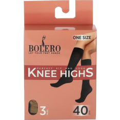 Bolero naisten 3pack naisten 40den polvisukat