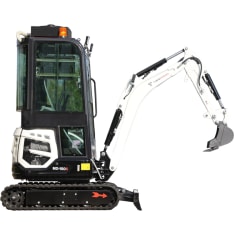 Tiermann MD-150S 1.5t Kubota-moottorilla varustettu hytillinen minikaivinkone kolmella kauhalla