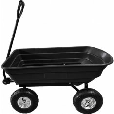 Green Land 80l 200kg garden trolley, towable and tipping