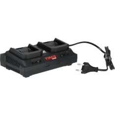 Timco Dual 18 V battery charger for two batteries