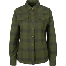 Anar Kevo green flannel shirt