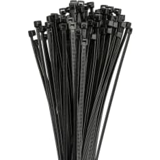 Timco PA66 100pcs black zip tie