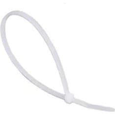Timco PA66 100pcs white zip tie