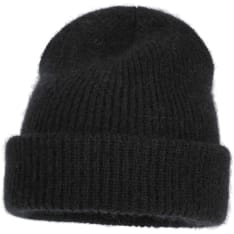 Villapom mohair beanie