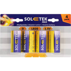 Soletek Max D 4 kpl alkaliparisto