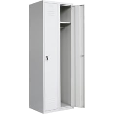 Timco 60x50x180cm 2-ovinen pukukaappi