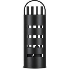 Ainola black 4-piece fireplace tool set