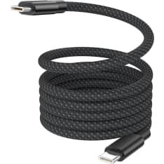 Le-On Type-C musta 1,5 m 100 W magneettinen latauskaapeli