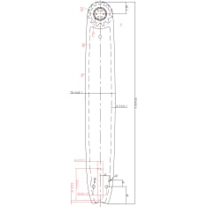 Timco 0,325" 1,3mm 16" steel flange