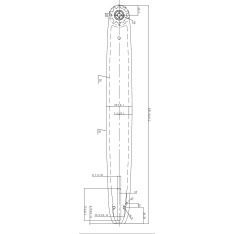 Timco 0,325" 1,3mm 18" steel flange