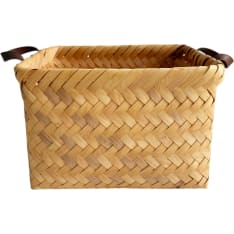 Aina Verso woven wooden basket