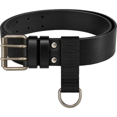 Timco Rough leather belt with D-ring