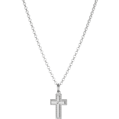 Enchanting L50214130000 Pearl cross+chain