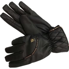 Wahlsten Skye mustat ratsastuskäsineet