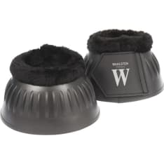 Wahlsten black rubber boots with fleece