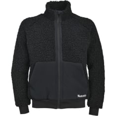 Wahlsten Ilka unisex warmup pile jacket black