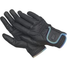 Wahlsten Kim Wool Lining Riding Gloves, Black, M