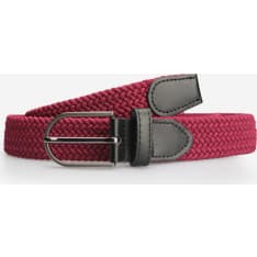 Veniz 30mm Gun metal solki tummanpunainen joustovyö