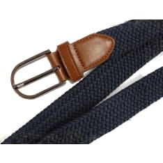 Veniz Gun metal elastic belt