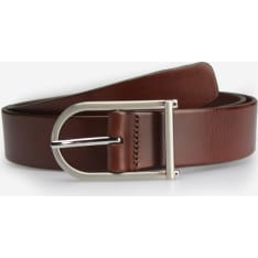 Veniz 35mm brown leather belt