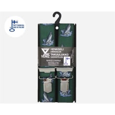 Veniz Fish pattern suspenders