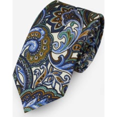 Veniz Tie 70mm paisley pattern
