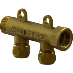 Opal manifold with pex connector 3/4-2x1/2