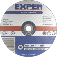 Exper 230mm metallilaikka