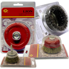Lion M14 steel cup brush