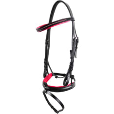 Equitare Pinky Bling Bridle with Web Reins