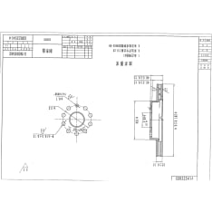 Effect EF-BD91451 Brake disc