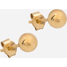 KT Golden ball earrings